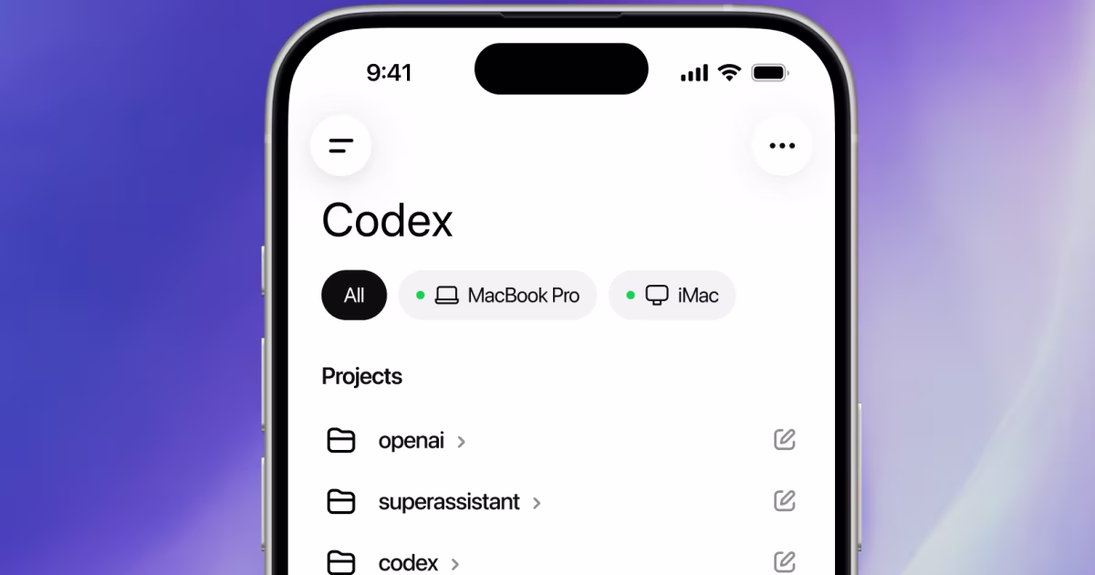 OpenAI-ს Codex უკვე ChatGPT-ის მობილურ აპლიკაციაშია