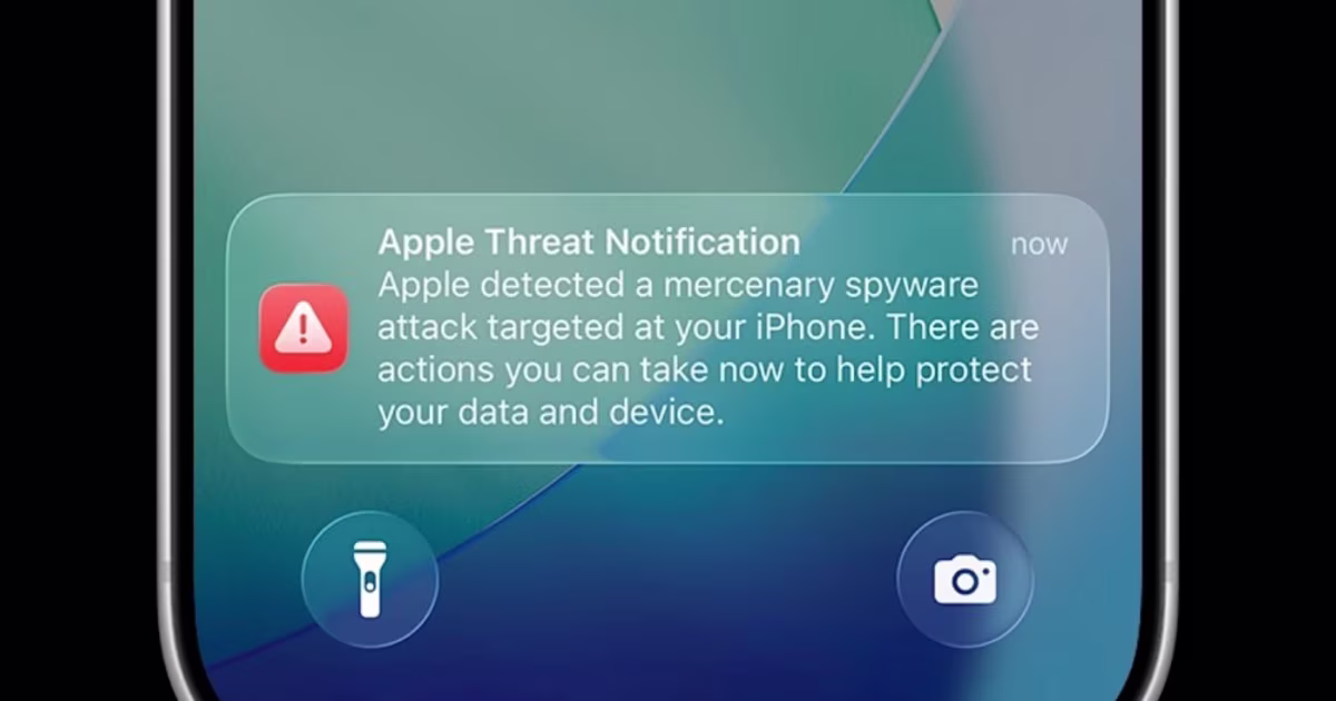 თუ Apple-მა spyware-ის შეტევის შესახებ შეტყობინება გამოგიგზავნათ, ეს სერიოზულად უნდა მიიღოთ