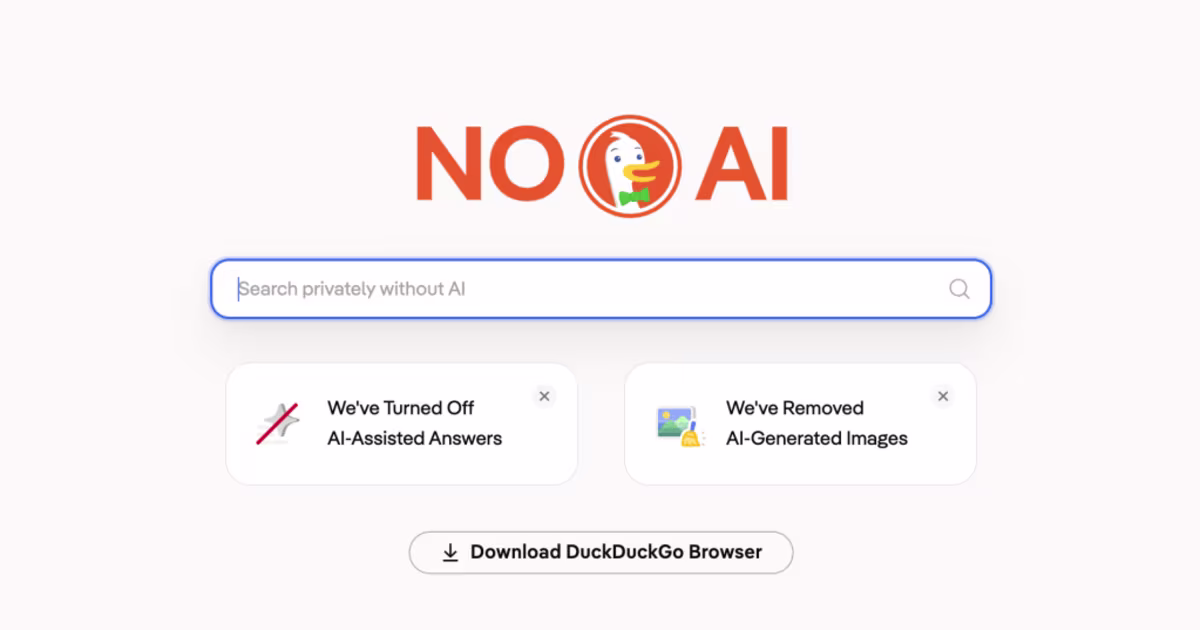 DuckDuckGo-ს ჩამოტვირთვები 30%-ით გაიზარდა: მომხმარებლები Google-ის AI ძიებაზე უარს ამბობენ